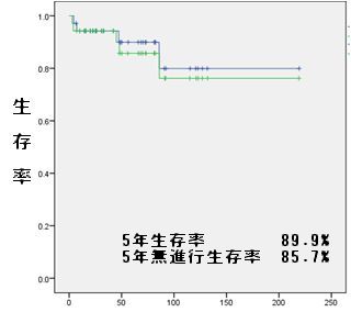 当院受診の慢性骨髄性白血病患者予後